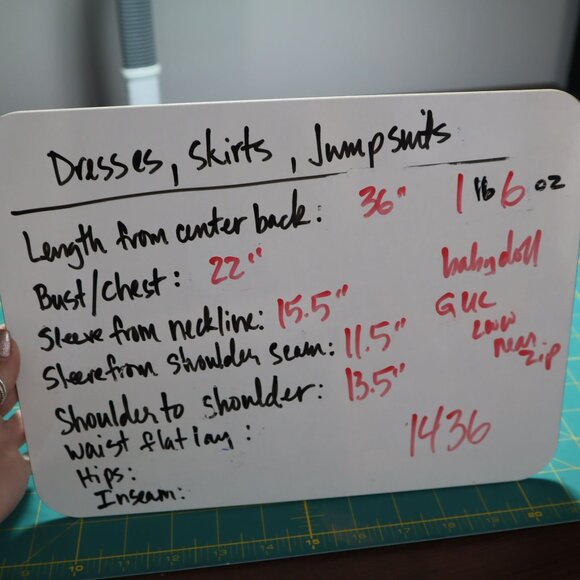 Bechamel Petites Denim Patio Dress Womens PL Blue Vintage Boho Cottage Granny - Picture 9 of 11